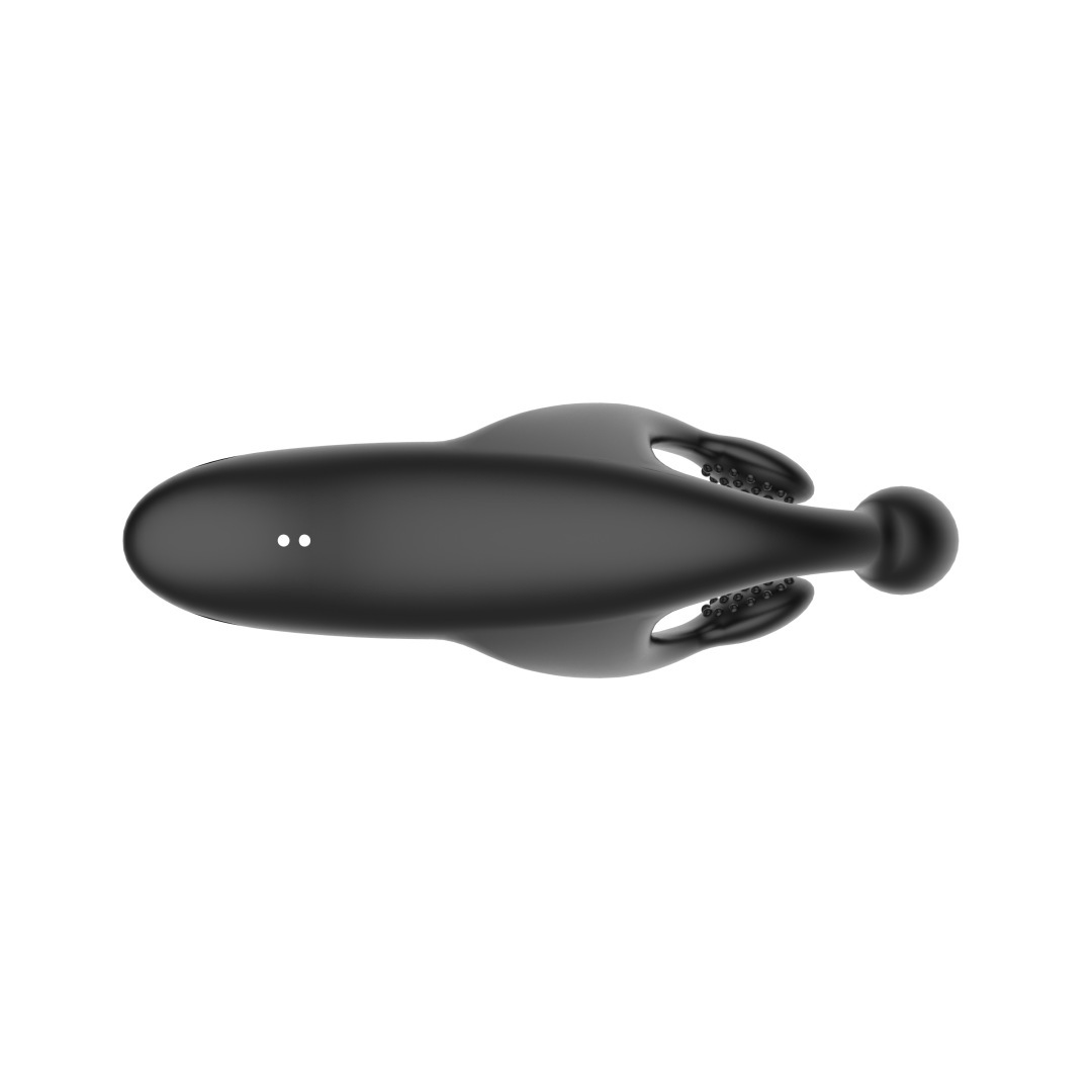 Odin Triple-Head Vibrating Prostate and Testicle Massager, 10-Frequency Silicone Anal Plug — detail image 16
