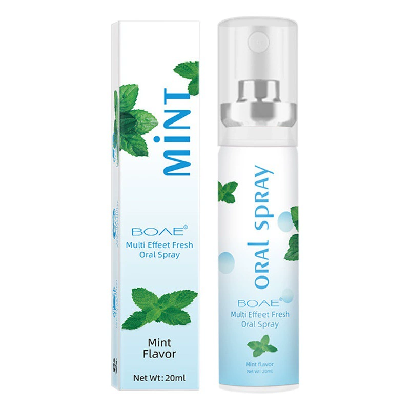 Одноразовый спрей для свежего дыхания, освежающий и устраняющий неприятный запах, мятный, длительного действия, портативный