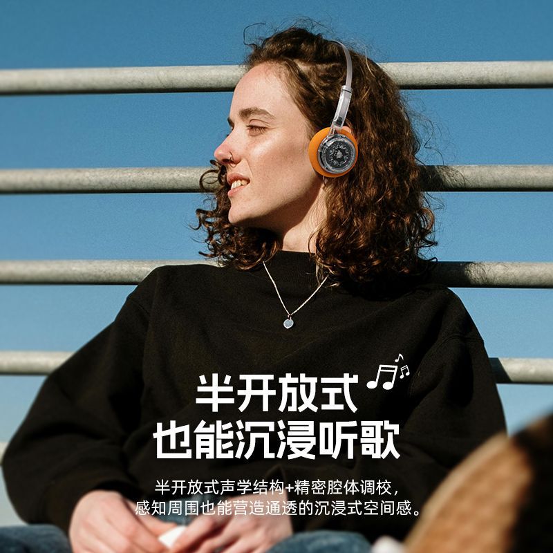 レトロヘッドセット小型ヘッドワイヤレス 5.4 Bluetooth ヘッドセットスポーツノイズリダクションヘッドセット超長バッテリー寿命ヘッドセット|undefined