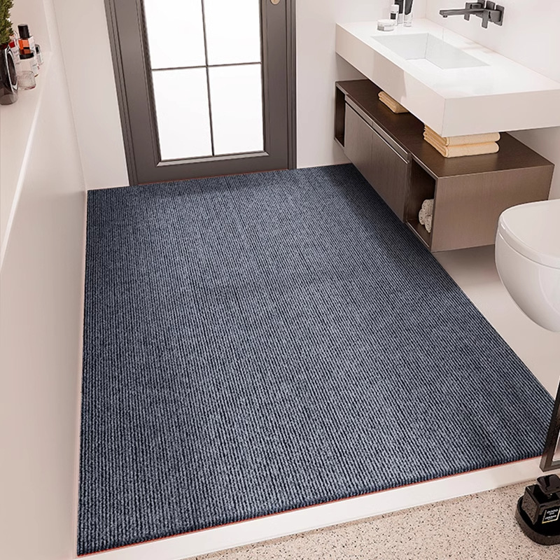 Bathroom Door Mats Are Water-Absorbent and Stain-Resistant, Bathroom Mats, Washbasins, Non-Slip, Full Carpet Floor Mats, Cross-Border