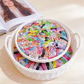 甜美糖果色5cm水滴bb夹春夏儿童碎发马卡龙色边夹发饰刘海夹批发