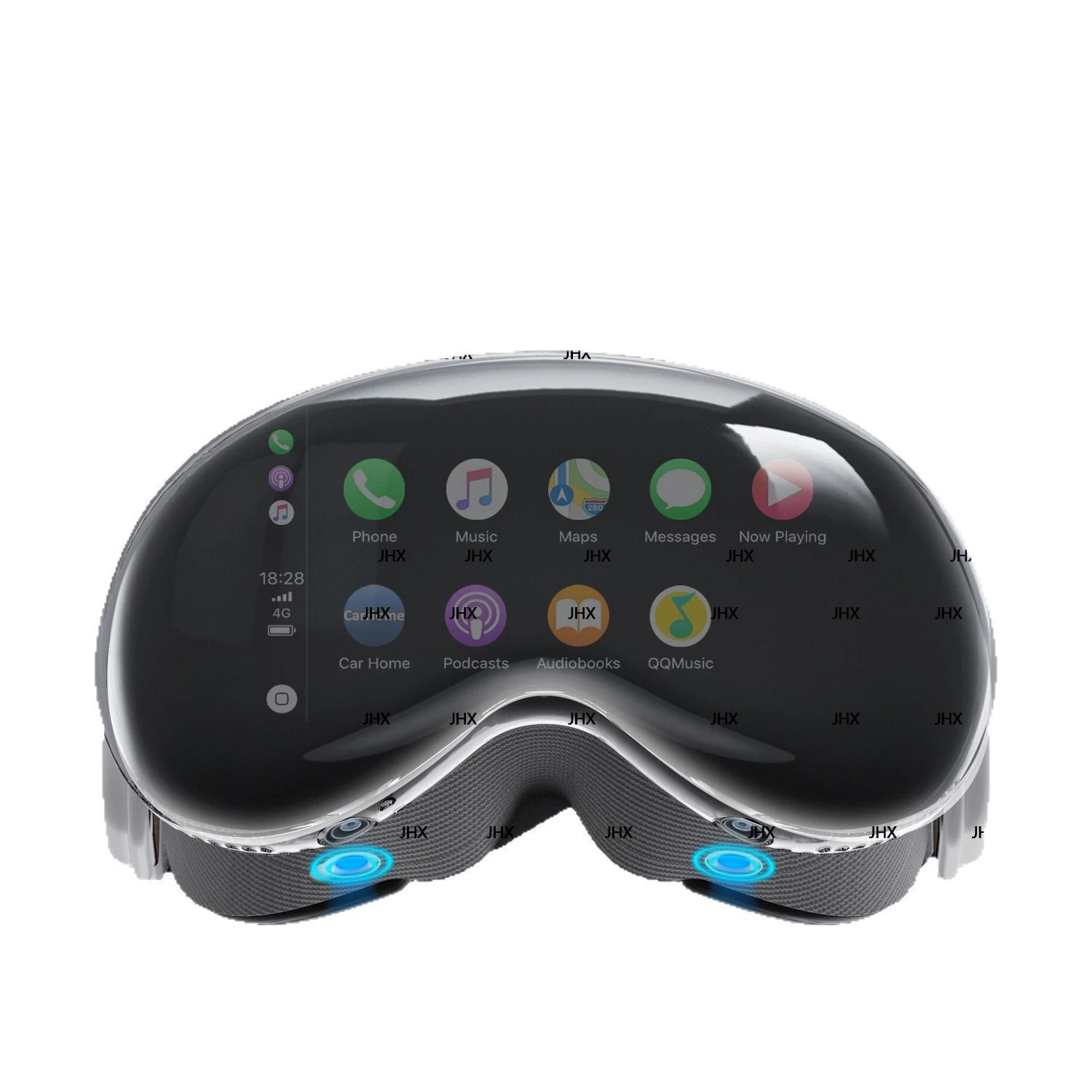 Защитный чехол для VR-гарнитуры Apple Vision Pro, прозрачный противоударный чехол