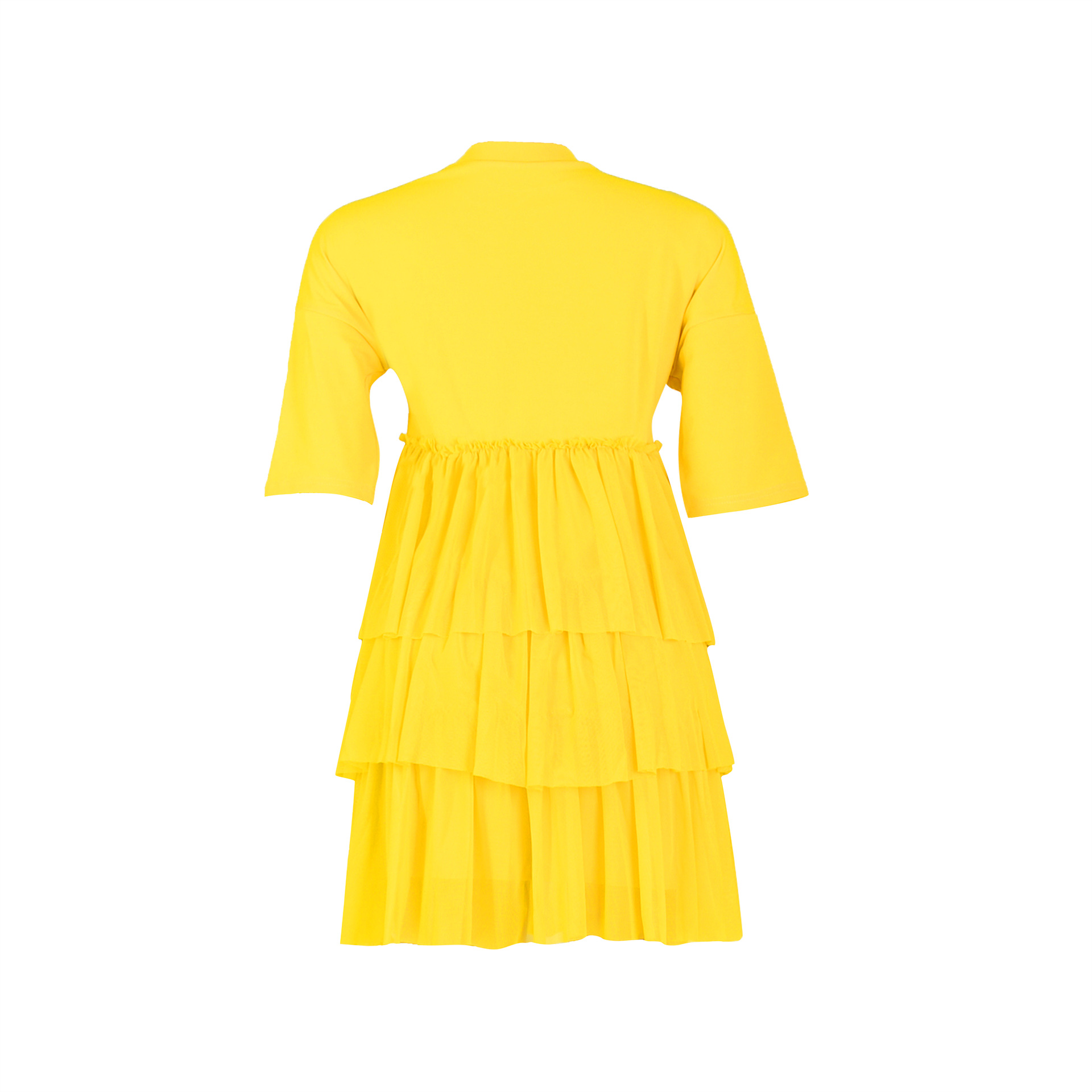 Women Clothing Printed Tiered Dress Mesh Dress T shirt Dress Summer