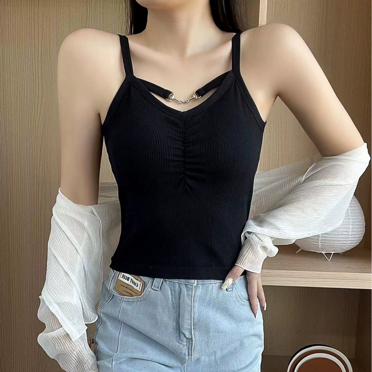 Bra top, top with cups, base underwear as outerwear