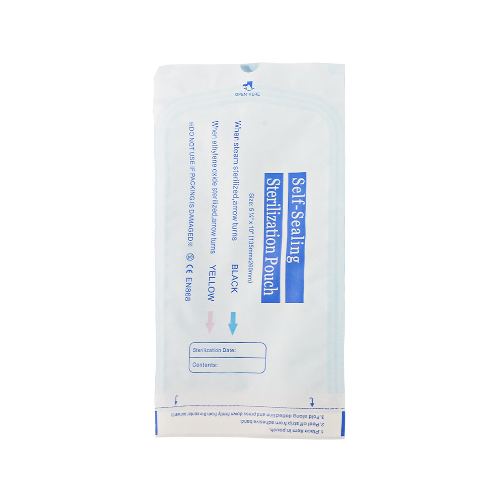 Desechable de uñas bolsa de desinfección auto-Sellado bolsa de embalaje bolsa de almacenamiento kit piel muerta tijeras pinzas cepillo de polvo bolsa de sellado