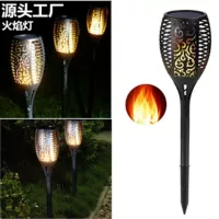 Фонарь-искра 12LED солнечный уличный фонарь факел садовое освещение имитация динамичный подключаемый свет