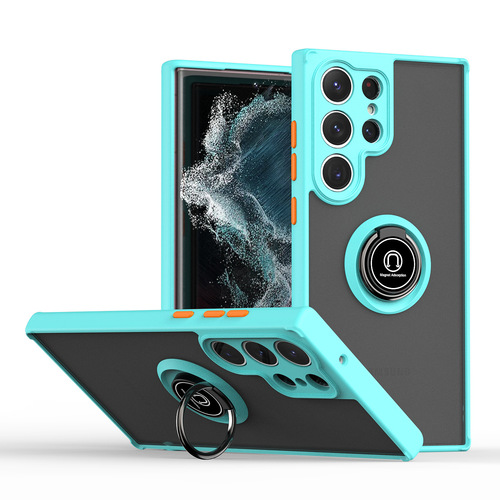 Applicable for Samsung S24 Ultra phone case, Qiyi Ring New Samsung S23FE anti-drop protective cover