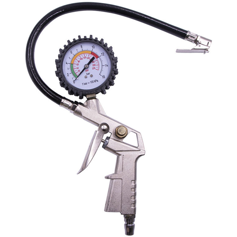 De alta precisión medidor de presión de los neumáticos correa de presión de aire inflable Monitor de presión de neumáticos de coche de inmersión de aceite medidor de presión de neumáticos pistola de la bomba de aire