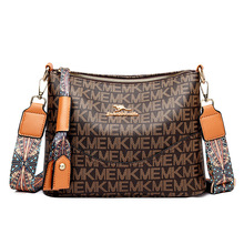 女包包2025新款单肩包印花中年妈妈包大气斜挎包潮流女士手提包包