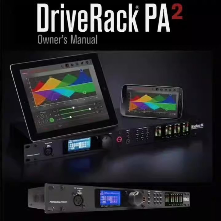 Cross-Border Supply of Pa2 Professional Bar Stage Performance Speaker Line Array Frequency Division 2-In-6-Out Digital Audio Processor