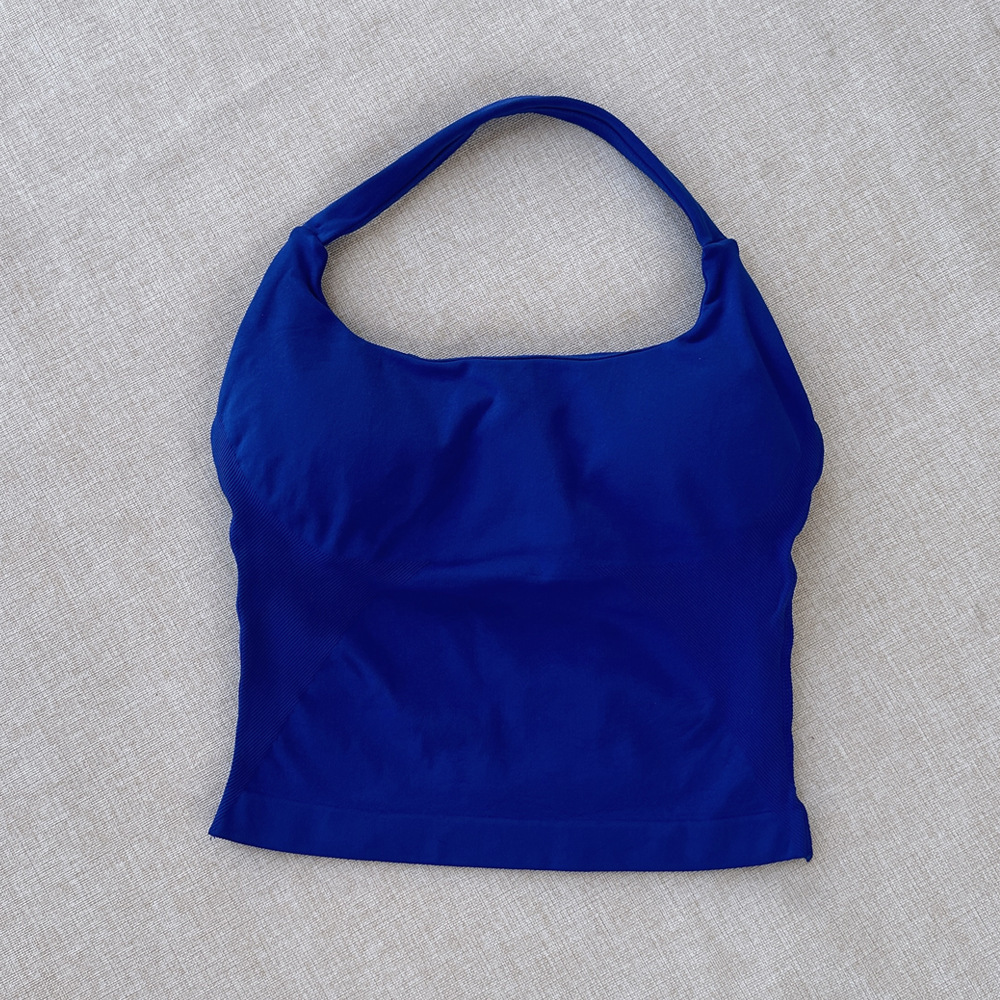 Chaleco deportivo halter de yoga sin costuras de estilo europeo y americano transfronterizo DFYNE