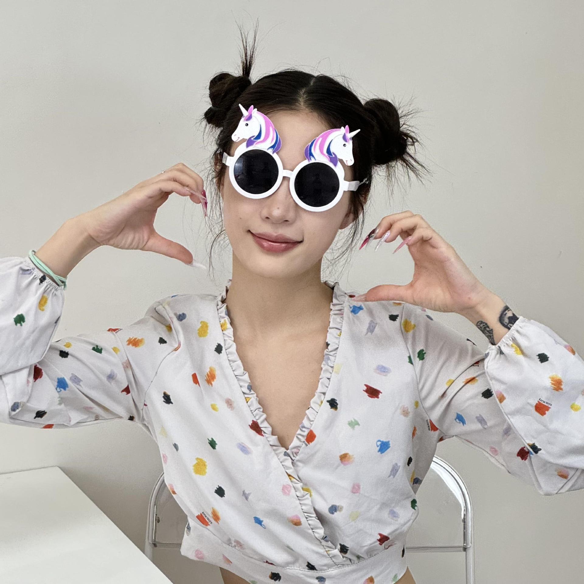Gafas de Fiesta con Tema de Animales de Plástico ABS para Fiesta Temática y Bailes