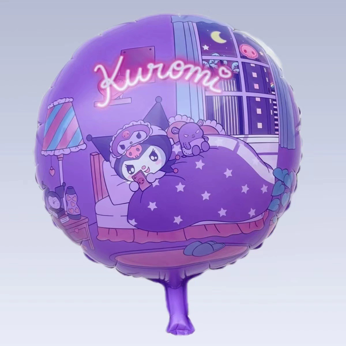 Cartoon travel space balloon