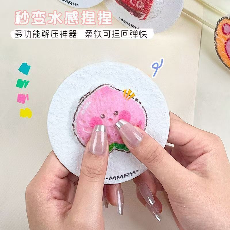 感恩节可爱洗碗海绵擦木浆棉厨房洗碗神器刷碗海绵块百洁布魔力擦|undefined