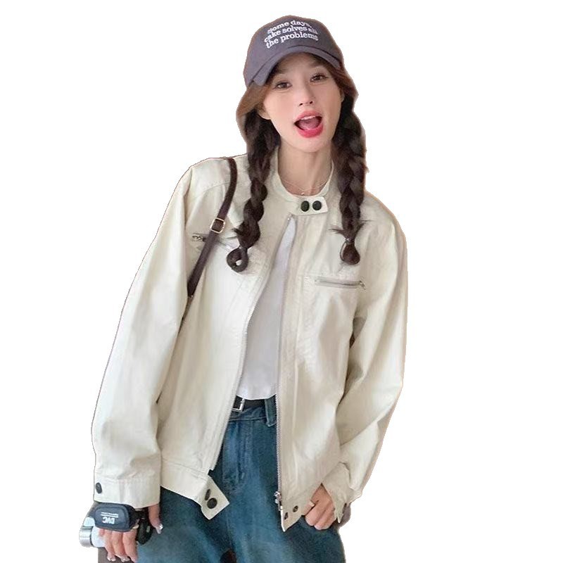 小香风冲锋衣外套女2025新款春秋季美式短款小个子上衣洋气棒球服|undefined