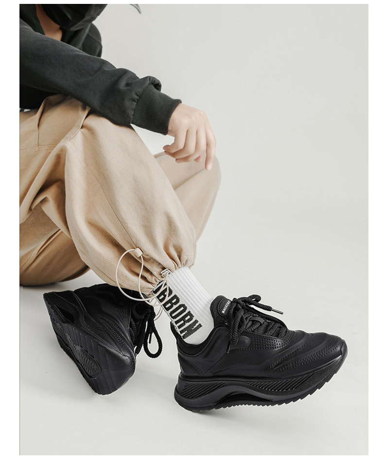 Scarpe da uomo Sneakers bianche Scarpe casual da uomo con fondo spesso con altezza crescente Scarpe da papà traspiranti per coppie di studenti_voghion.com