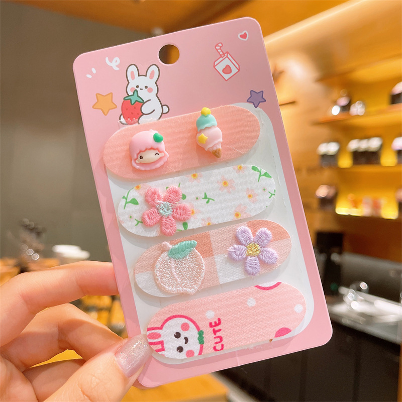 Los niños publican adorables pegatinas de velcro para bebés que no lastiman el cabello roto, artefactos de cabello mágicos para niñas con poco cabello pegatinas de frangeo