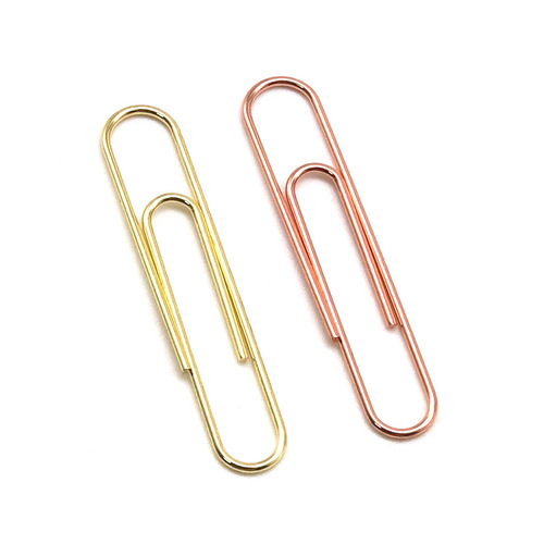 Golden Paperclip Creative Office Supplies Paperclip Exam Folder 50mm Paperclip Clip Wholesale