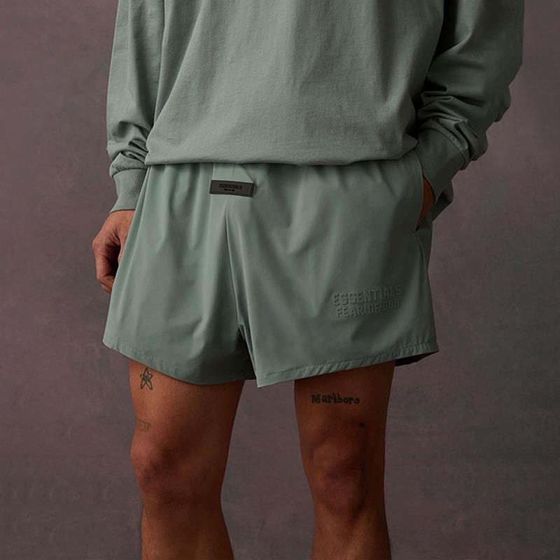 Essentials Hhh Multi-Line Nylon Beach Casual Shorts Trendyy Loose Summer American Basketball Sweatpants