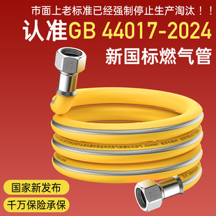 One-Piece Drop-Shipping New National Standard Gas Pipe Hose Universal Explosion-Proof Natural Gas Liquefied Gas Gas Pipe Household Stove Gold