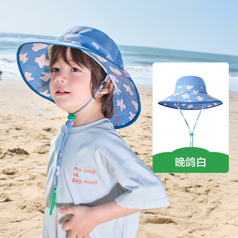 Kk protección solar infantil contra rayos ultravioleta sombreros para bebés sombreros para niños y niñas en verano sombreros para pescadores y aleros grandes para niños