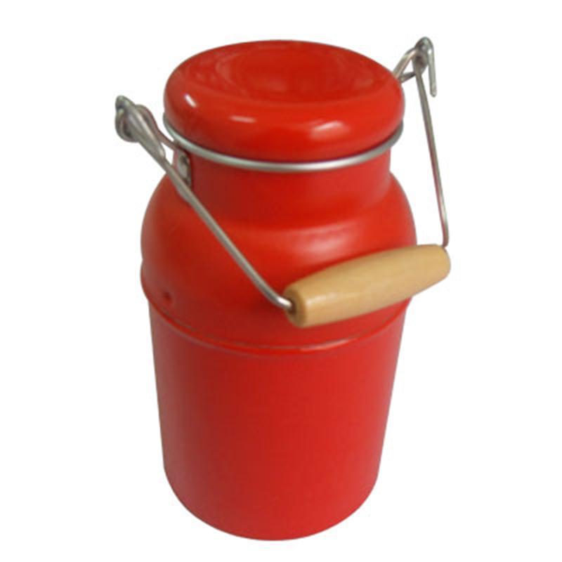 牛奶罐造型手提罐通用马口铁提手罐饰品铁罐个性茶叶马口铁罐