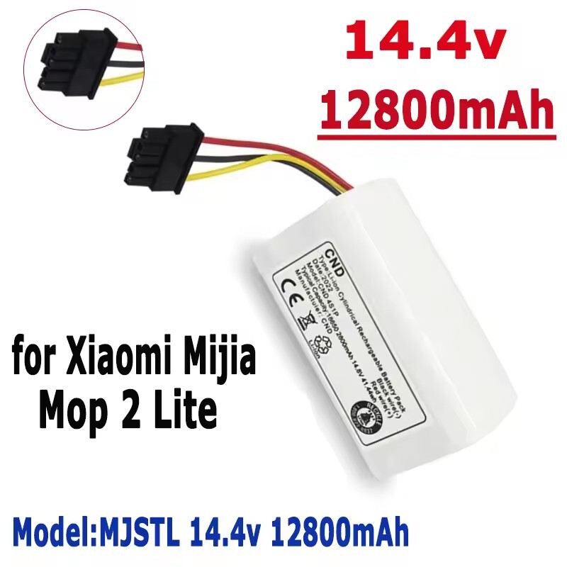 14.4V 3000mAh rechargeable battery is suitable for Xiaomi Mijia Mi Robot Vacuum Mop 2 Lite 14.4V 3000mAh rechargeable battery is suitable for Xiaomi Mijia Mi Robot Vacuum Mop 2 Lite