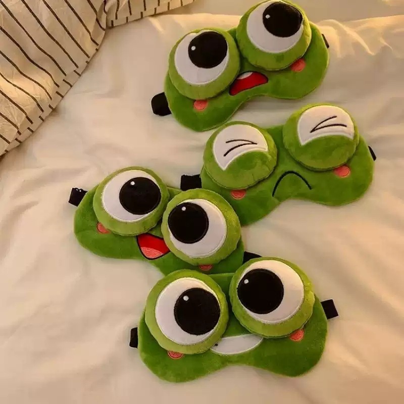High-end Frog Eye Mask For Sleeping, Soft Light Blocking Sleep Mask_voghion.com