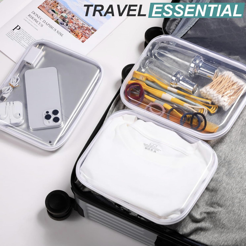 国境を越えた人気のAmazon厚みのあるジッパー収納袋旅行用収納袋おもちゃの収納ホームハードバッグ収納ボックス|undefined