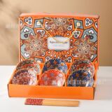 (Трансграничная торговля), керамическая подарочная коробка, комплект, посуда, стиль бохо, подарок на день рождения