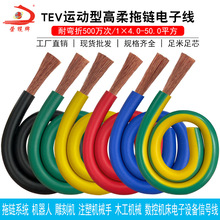 TEV高柔性拖链电子线4 6 10 16 35 50平方自动化设备信号控制