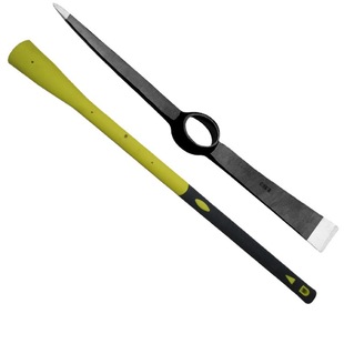2kg sharp flat fire steel pick cross pick railway pick iron pick Yang pick root digging tool cross pick