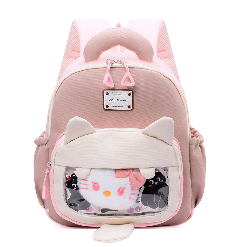 Mochila de niña preescolar encantadora mochila de niña de dibujos animados mochila de jardín de infantes mochila de niños de clase media y grande mochila ligera