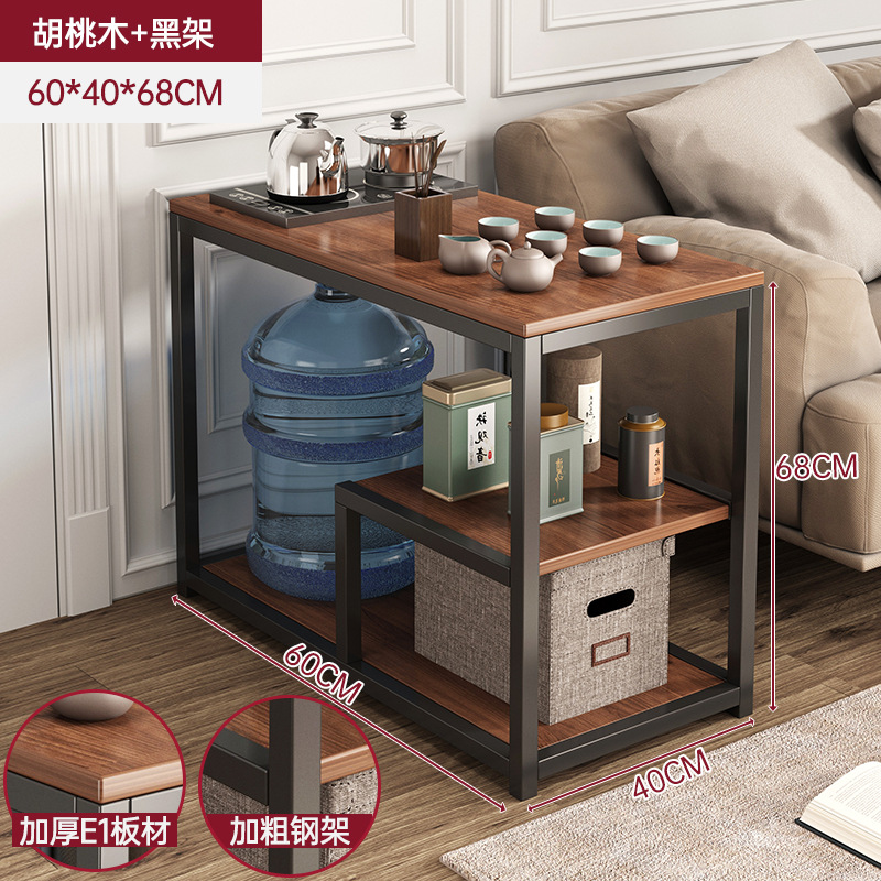 Mueble de té, mesa lateral, sofá simple, mesa auxiliar, mesa de café pequeña, estante para balcón móvil, mesa de té para la sala de estar, mesa de té pequeña para el hogar