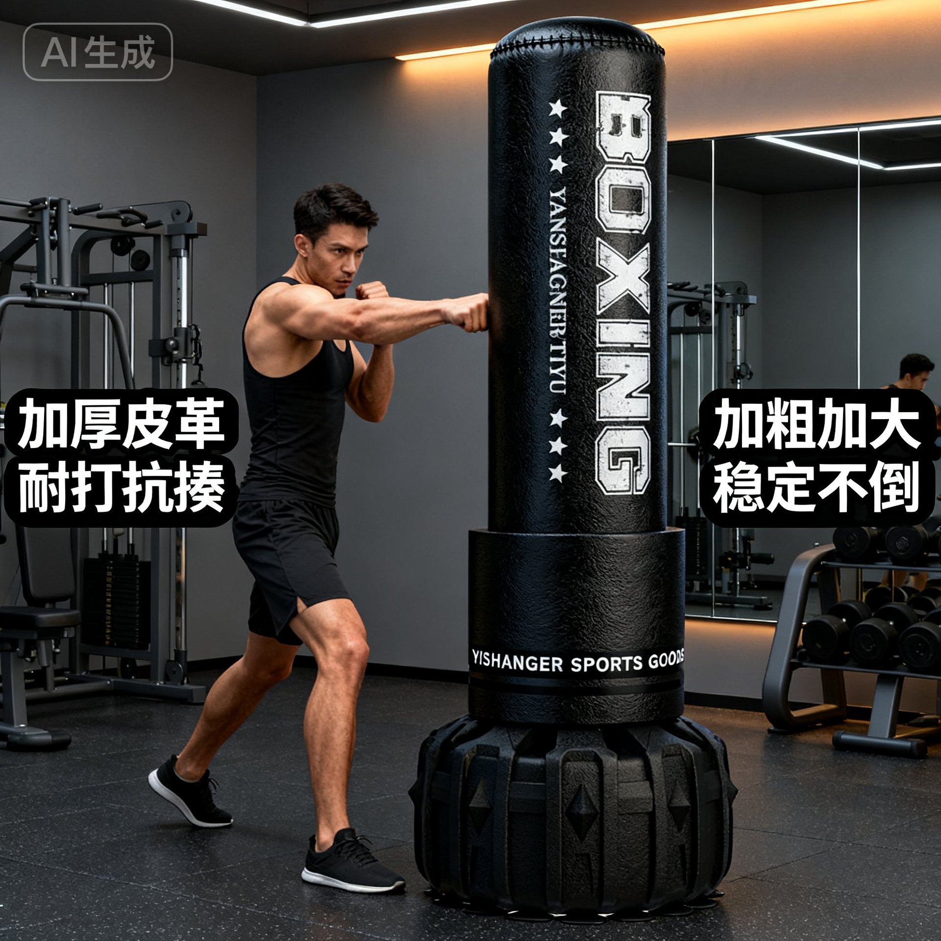 Boxing Sandbag Vertical Household Kidsren's Taekwondo Tumbler Sandbag Adult Professional Sanda Fighting Training Equipment