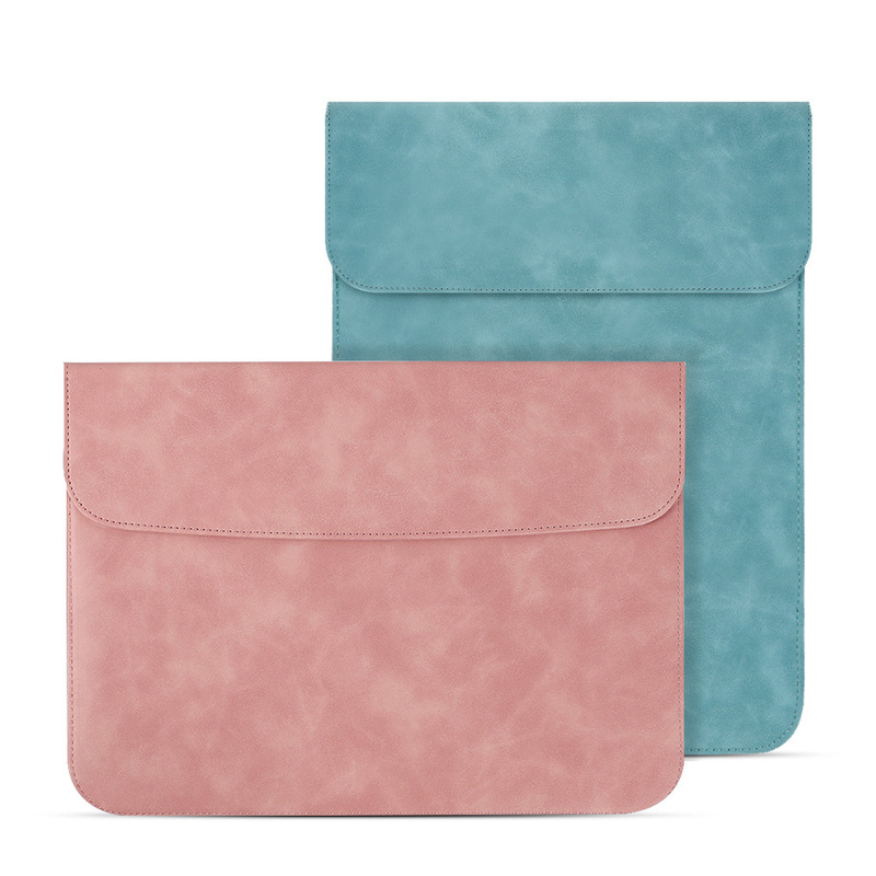 For MacBook protective case Apple Huawei vertical notebook liner bag 13.3 inch PU leather case computer bag