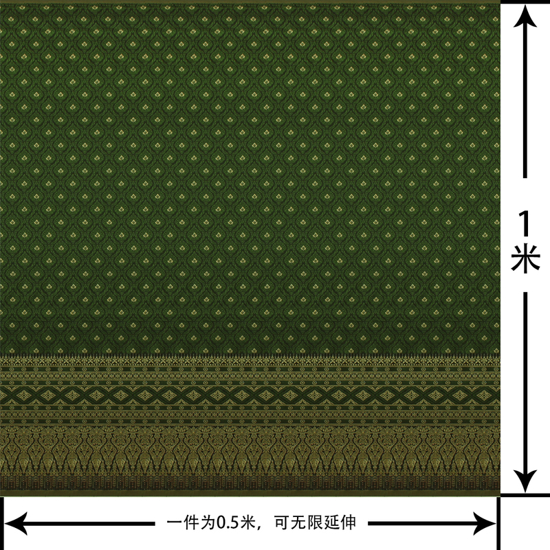 民族风东南亚缅甸泰国傣族提花服装面料筒裙短裙一片裙布料A 家博|undefined