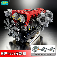 Դͷ�����ղ�RB26��������ľ1:8�߷���ģ��ƴװ��ľMOCһ������