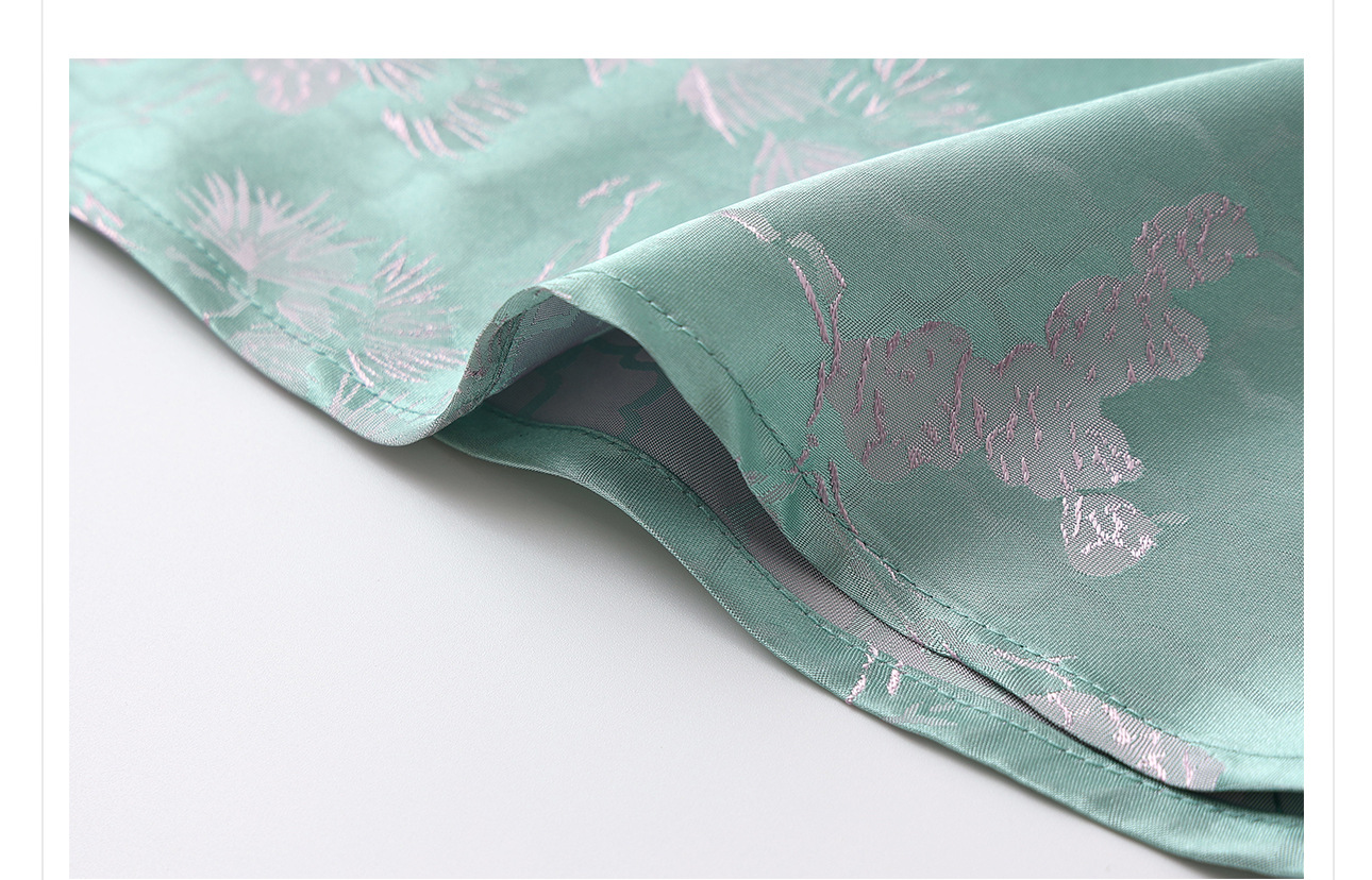 Đầm ôm body nữ chất liệu acetate hoa văn jacquard, dáng dây mảnh, phong cách tân cổ điển — màu vàng chi tiết 18
