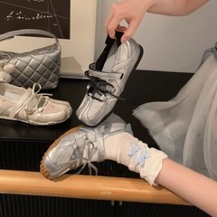 「Wen Shu」ニューパンクバレエ6cm身長アップバレエトレーニングシューズレディースサマーサンダル厚底メリージェーンシューズ