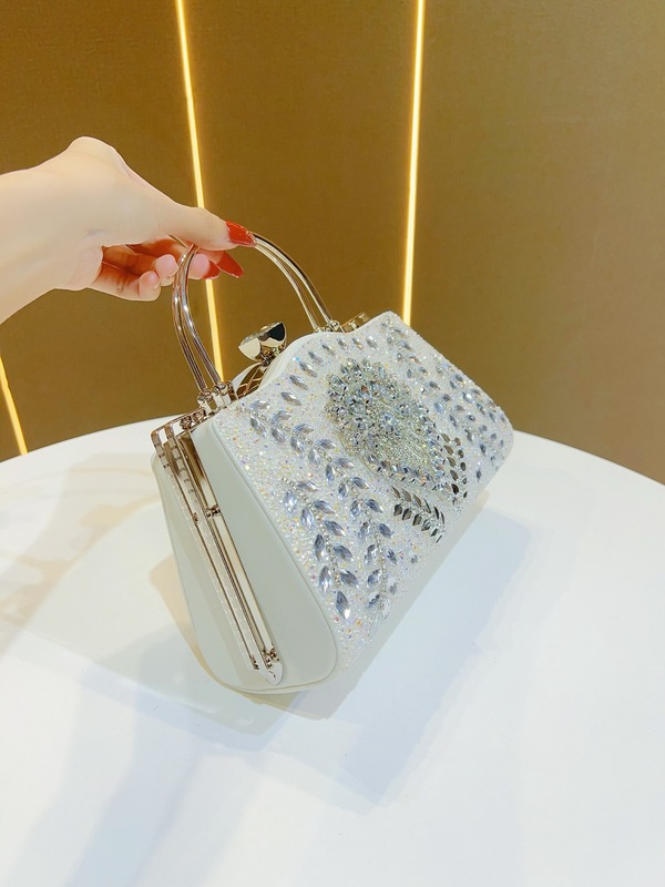 新しいクロスボーダーレディースバッグ、大容量、女性用ハイエンドダイヤモンドハンドバッグ、イブニングバッグ、ショルダーメッセンジャーバッグ、ハンドバッグ|undefined