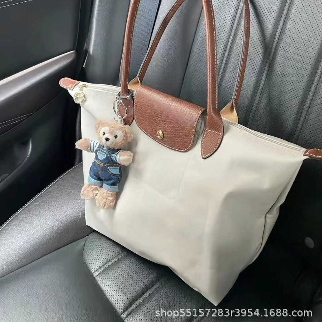 2026 New Waterproof Nylon Tote Bag For Women, Large Capacity Handbag Shoulder Bag, Simple & Fashionable Commuter Dumpling Bag - Thumbnail 4