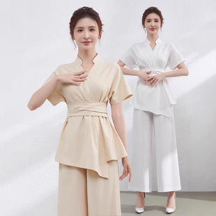 High-end medical beauty plastic health center SPA ear picking teacher Yuezi center doctor nurse skin management uniform suit