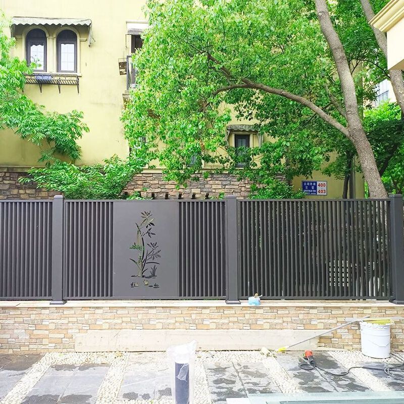 Aluminum Art Guardrails, School and Community Courtyard Fences, Rural Self-Built House Fences, Factory Site Isolation Fences