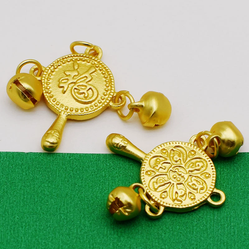 Golden beanbag, pendant, accessory, DIY