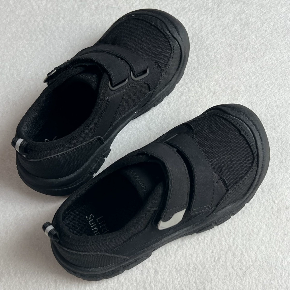 Littlesummer 2024 Липучка из воловьей кожи холст с закрытым носком спортивный нейтральный детский Four Seasons дышащий альпинизм