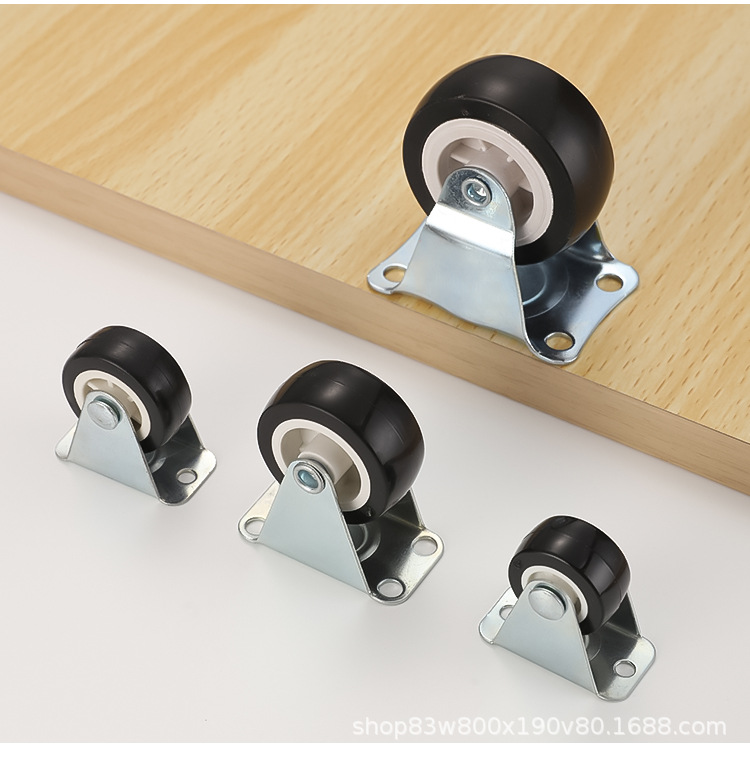 1 inch - 3 inch Universal Casters with Brake, Swivel and Fixed Wheel Options, Wear-Resistant Silent Furniture Casters for Tea Tables and Trolleys