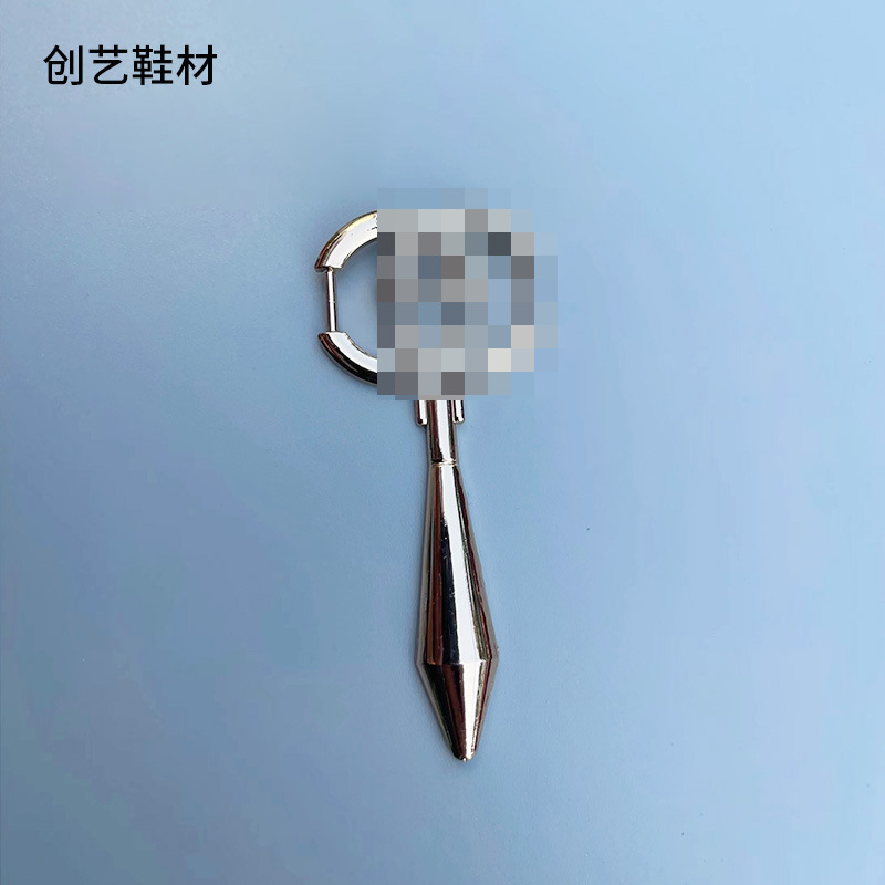 Transfronterizo nuevo tacones altos zapatillas de moda hebilla de metal de aleación de zinc hardware de equipaje hebilla de Cuello de camisa hebilla decorativa