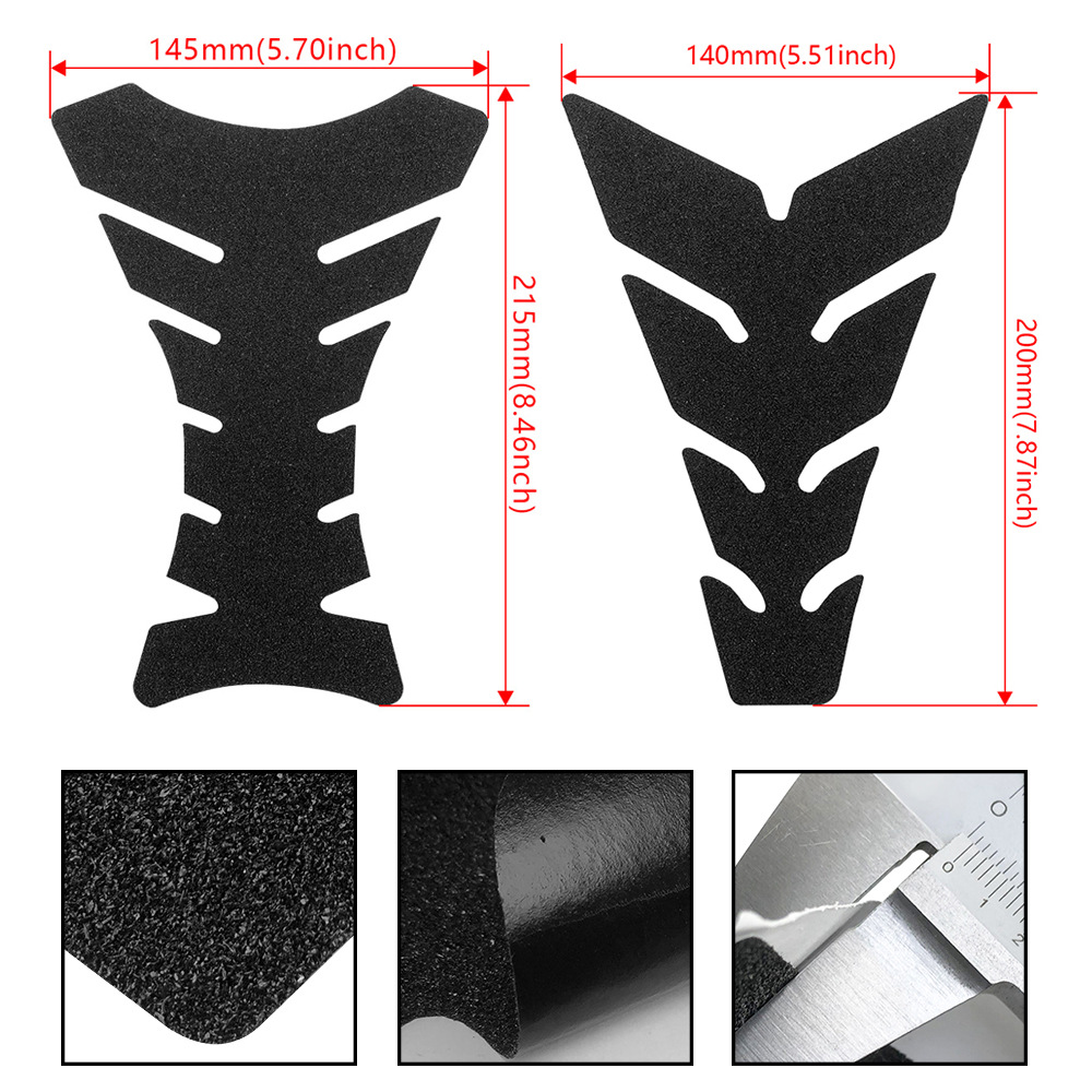 Aplicable a KAWASAKI NINJA ZX25R 2019 - pegatinas de tanque de combustible de motocicleta pegatinas de hueso de pez pegatinas de protección antideslizante
