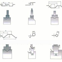 成型模具 折弯机模具 折弯机上模 液压折弯机下模